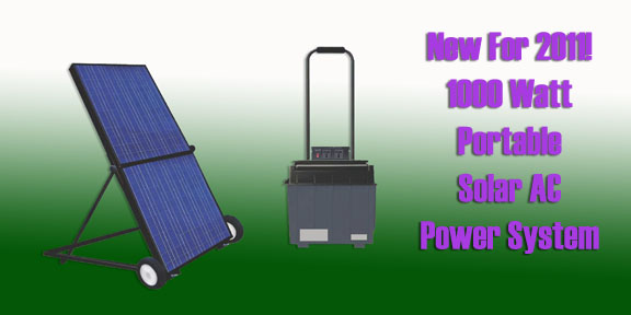 portable solar power systems. new portable solar ac system